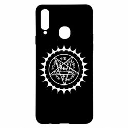 Чехол для Samsung A20s Пентаграмма Себастьяна Михаэлиса