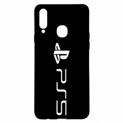 Чехол для Samsung A20s PlayStation 5 Logo - PrintSalon