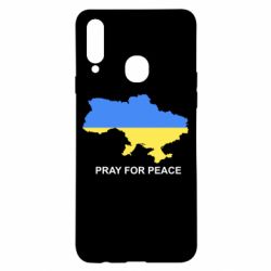 Чехол для Samsung A20s Pray for peace - PrintSalon