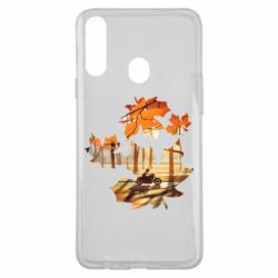 Чехол для Samsung A20s Проезжая осень - PrintSalon