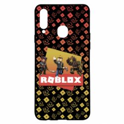 Чехол для Samsung A20s Roblox Heroes 3D