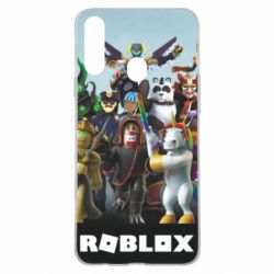 Чехол для Samsung A20s Roblox персонажи - PrintSalon