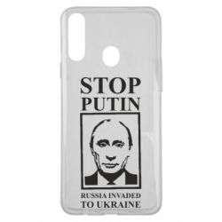 Чехол для Samsung A20s RUSSIA INVADED TO UKRAINE - PrintSalon