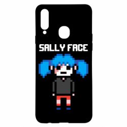 Чехол для Samsung A20s Sally face pixel - PrintSalon