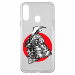 Чехол для Samsung A20s Samurai skull - PrintSalon
