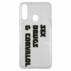 Чехол для Samsung A20s Sex Drugs s Corvalol - PrintSalon