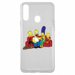 Чехол для Samsung A20s Simpsons At Home - PrintSalon