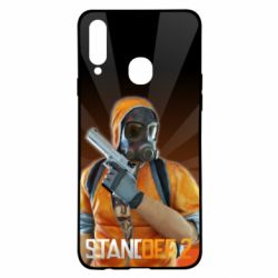 Чехол для Samsung A20s Standoff 2 Terrorist in a gas mask - PrintSalon