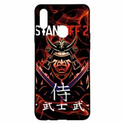 Чехол для Samsung A20s Standoff Samurai And Fire - PrintSalon