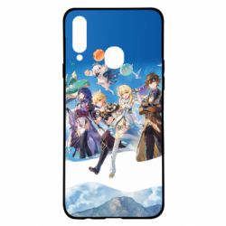 Чехол для Samsung A20s Teyvat Genshin Impact - PrintSalon