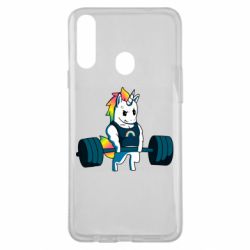 Чехол для Samsung A20s The unicorn is rocking - PrintSalon