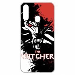 Чехол для Samsung A20s The Witcher Spray Art - PrintSalon