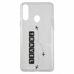 Чехол для Samsung A20s Travel and airplanes - PrintSalon
