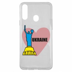 Чехол для Samsung A20s Ukraine in heart - PrintSalon