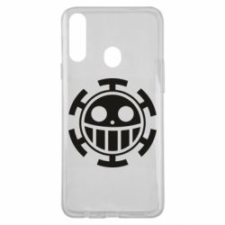 Чехол для Samsung A20s Ван Пис флаг Трафальгара - PrintSalon