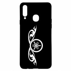 Чехол для Samsung A20s Yamaha Art Logo - PrintSalon