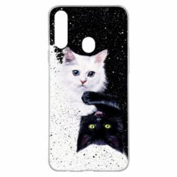 Чехол для Samsung A20s Yin and Yang cats - PrintSalon
