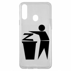 Чехол для Samsung A20s Z is a trash - PrintSalon