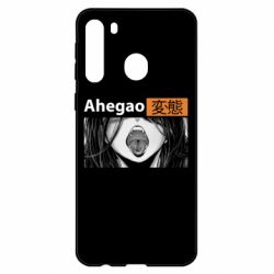Чехол для Samsung A21 Ахегао Аниме