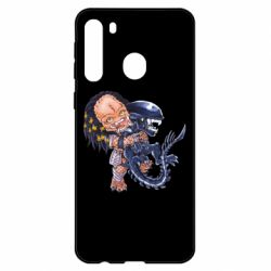 Чехол для Samsung A21 Alien vs Predator - PrintSalon