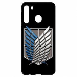 Чехол для Samsung A21 Attack Titan Survey Corps Logo 3D