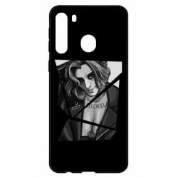 Чехол для Samsung A21 Black and white Damiano - PrintSalon