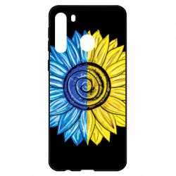 Чехол для Samsung A21 Большой подсолнух Украина - PrintSalon