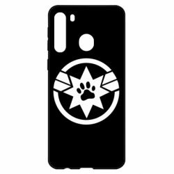 Чехол для Samsung A21 Captain Marvel's Cat