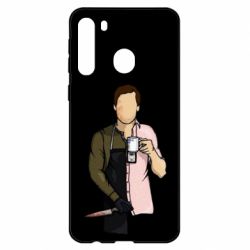 Чехол для Samsung A21 Декстер арт - PrintSalon