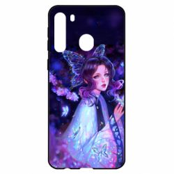 Чехол для Samsung A21 Demon Slayer - Shinobu Kocho - PrintSalon