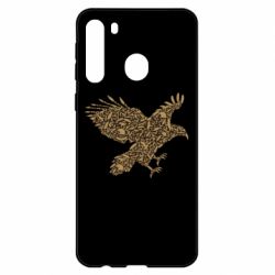 Чехол для Samsung A21 Eagle feather - PrintSalon