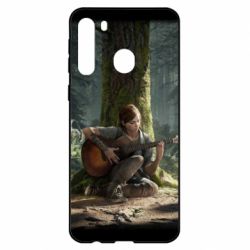 Чехол для Samsung A21 Ellie Plays Guitar - PrintSalon