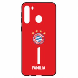 Чехол для Samsung A21 FC Bayern. Твоя фамилия, номер (англ.)