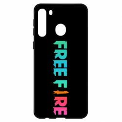 Чехол для Samsung A21 Free fire gradient logo - PrintSalon