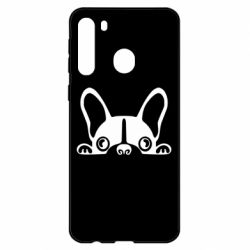 Чехол для Samsung A21 French Bulldog Puppy - PrintSalon