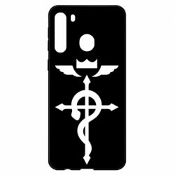 Чехол для Samsung A21 Fullmetal Alchemist Flamel - PrintSalon