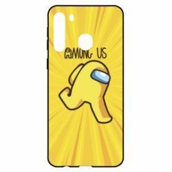 Чехол для Samsung A21 Game hero and logo - PrintSalon