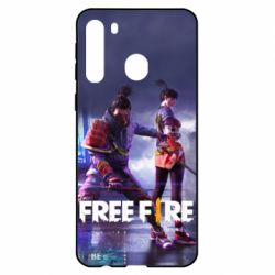 Чехол для Samsung A21 Garena Free Fire Samurai Team - PrintSalon