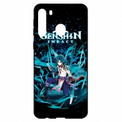 Чехол для Samsung A21 Xiao Genshin Impact - PrintSalon
