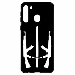 Чохол для Samsung A21 Герб добровольчих батальйонів - PrintSalon