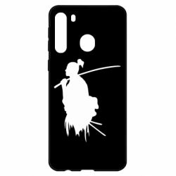 Чехол для Samsung A21 Ghost Of Tsushima Silhouette - PrintSalon