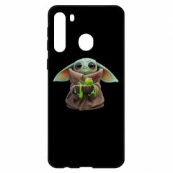 Чехол для Samsung A21 Grogu and Kermit - PrintSalon