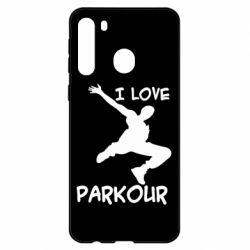 Чехол для Samsung A21 I love parkour - PrintSalon