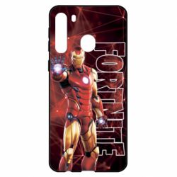 Чехол для Samsung A21 Iron Man Fortnite - PrintSalon
