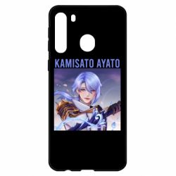 Чехол для Samsung A21 Kamisato Ayato - PrintSalon