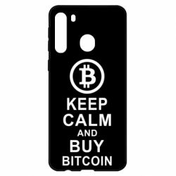 Чехол для Samsung A21 Keep calm and by bitcoin-PrintSalon Чехол для Samsung A21 Keep calm and by bitcoin