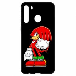 Чехол для Samsung A21 Knuckles the Echidna - PrintSalon