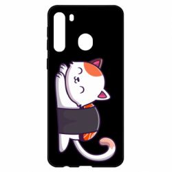 Чехол для Samsung A21 Котик-суши - PrintSalon
