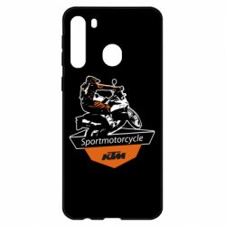 Чехол для Samsung A21 KTM Sportmotorcycle Art - PrintSalon