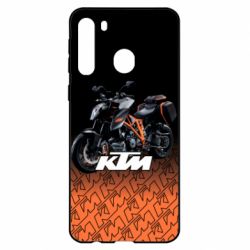 Чехол для Samsung A21 KTM Sportmotorcycle-PrintSalon Чехол для Samsung A21 KTM Sportmotorcycle
